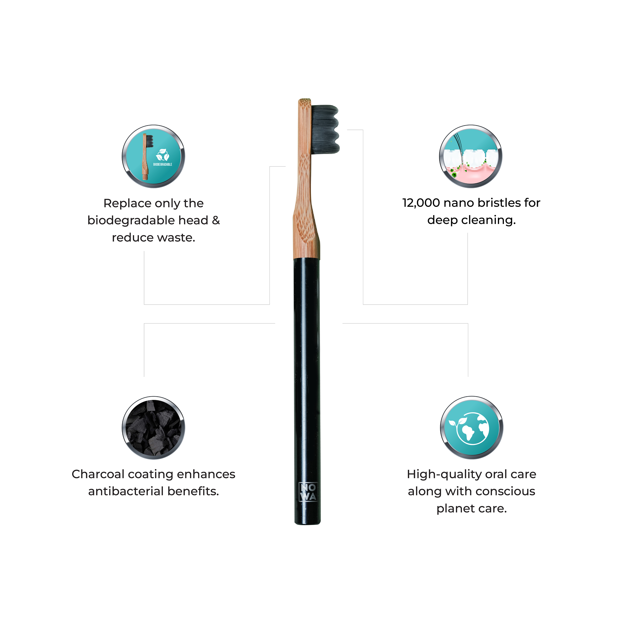 Aluminium Toothbrush view 3